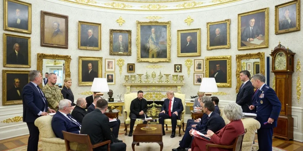 Зустріч Дональда Трампа та Володимира Зеленського в Овальному кабінеті Білого дому 28 липня 2026 року