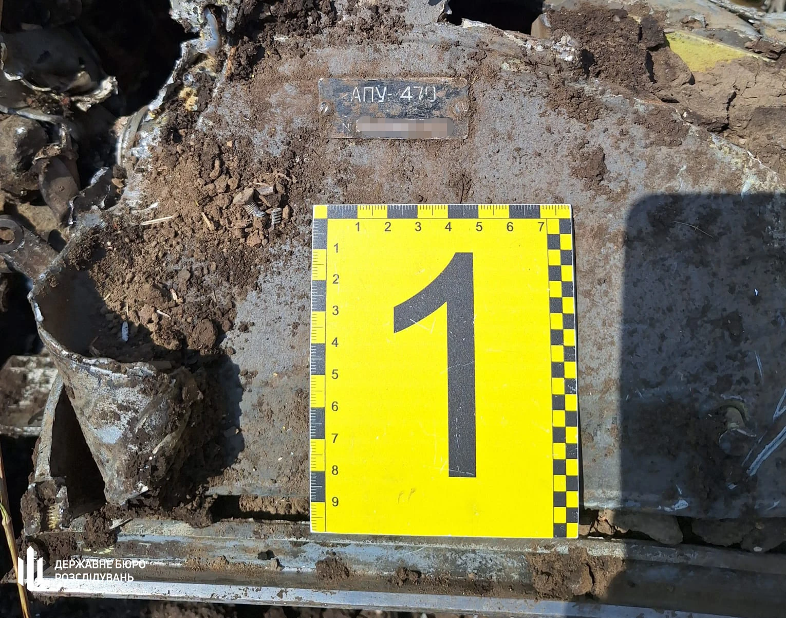 Бортовий реєстратор винищувача МіГ-29 з термічними пошкодженнями