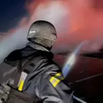 Пожежа та дим у Бучанському районі на Київщині