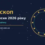 Зоряне небо над міським краєвидом у вечірніх вогнях, символ гороскопу на 14 вересня 2026 року
