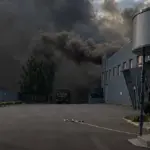Завод «Кусум» після російської атаки (фото з Instagram «Кусум»)